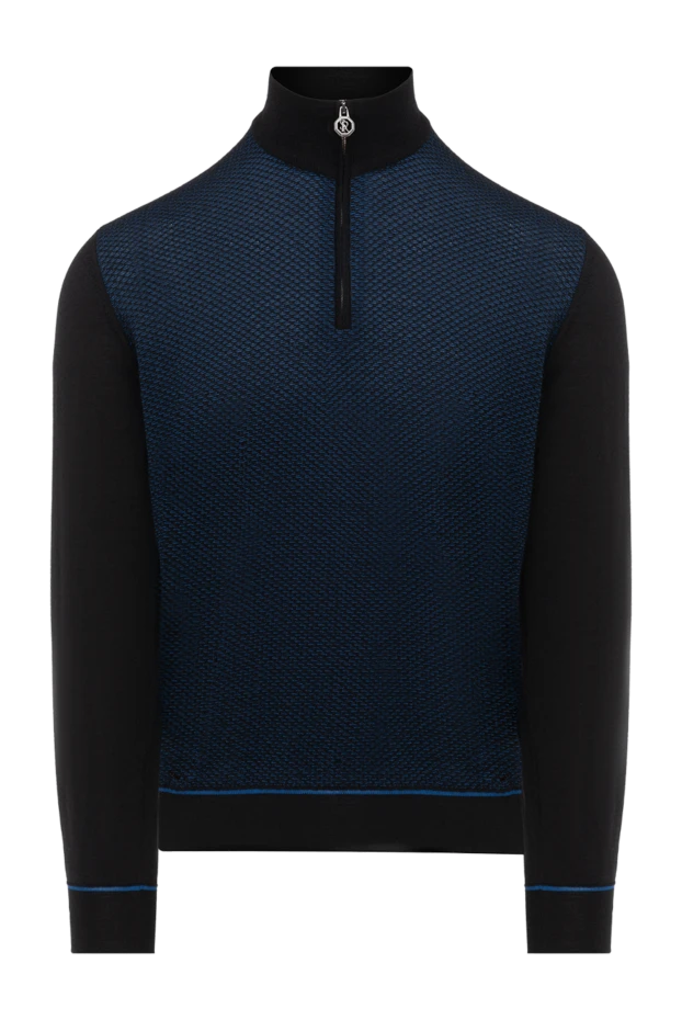 Текстуралы тоқыма және түймелі жағалы тройе, қара
- фото 1