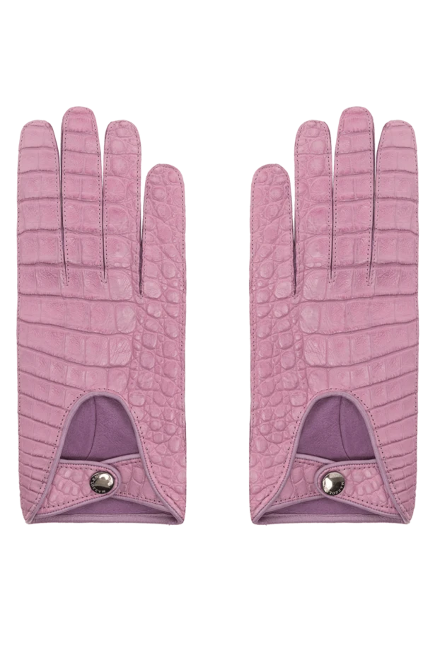 Mazzoleni woman purple leather gloves for women купить с ценами и фото 175838 - photo 1