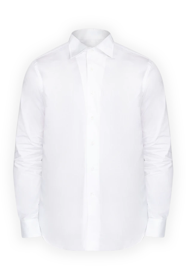 Alessandro Gherardi man  men's white cotton shirt купить с ценами и фото 175841 - photo 1