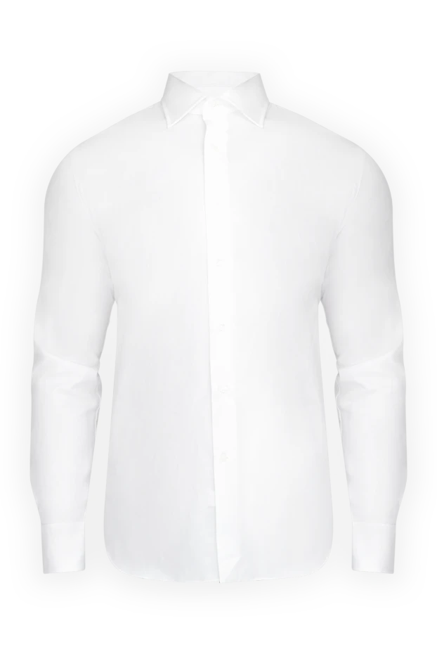 Alessandro Gherardi man  men's white cotton shirt купить с ценами и фото 175844 - photo 1