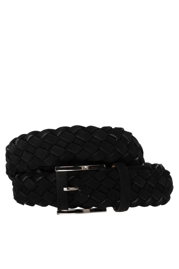 Cesare di Napoli man men's black suede belt купить с ценами и фото 175848 - photo 1