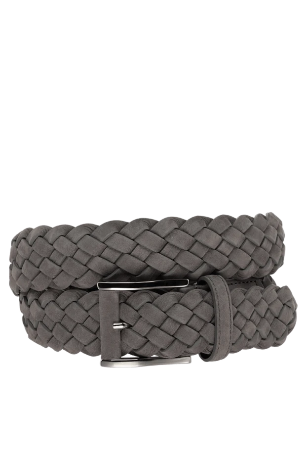 Cesare di Napoli man men's gray suede belt купить с ценами и фото 175852 - photo 1