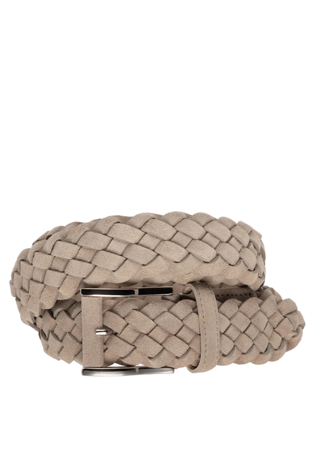 Cesare di Napoli man men's beige suede belt купить с ценами и фото 175854 - photo 1