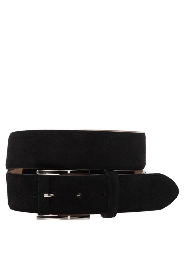 Cesare di Napoli man men's black suede belt купить с ценами и фото 175876 - photo 1