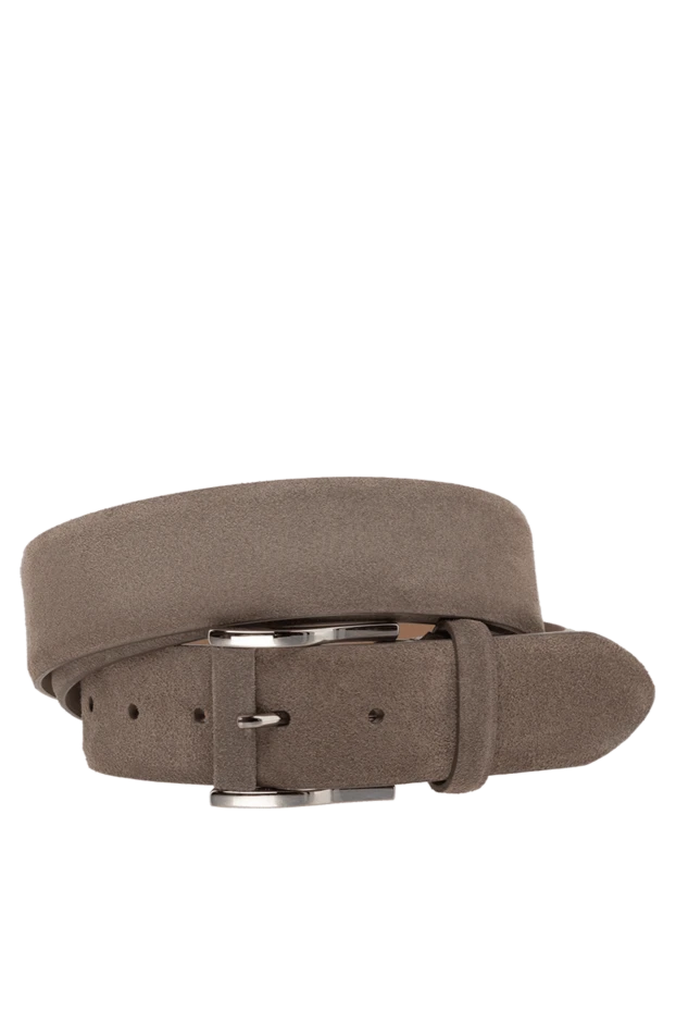 Cesare di Napoli man men's beige suede belt купить с ценами и фото 175878 - photo 1