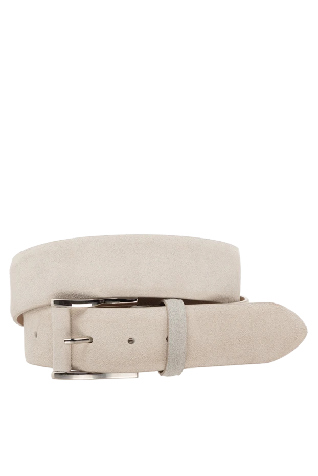 Cesare di Napoli man men's beige suede belt купить с ценами и фото 175879 - photo 1