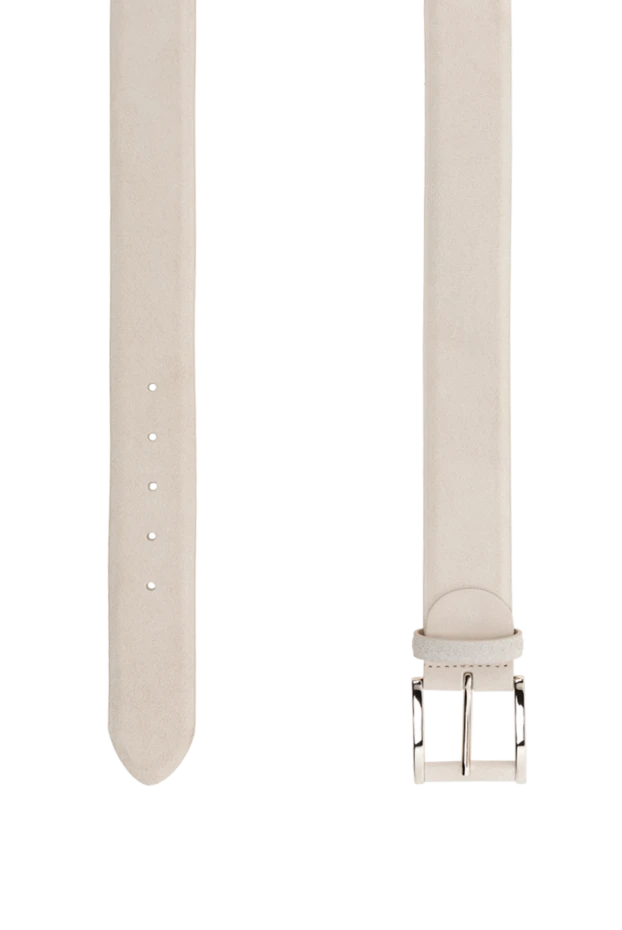 Cesare di Napoli классикалық тоғасы бар ерлер бежевый күдері белбеуі
 175879 - фото 3