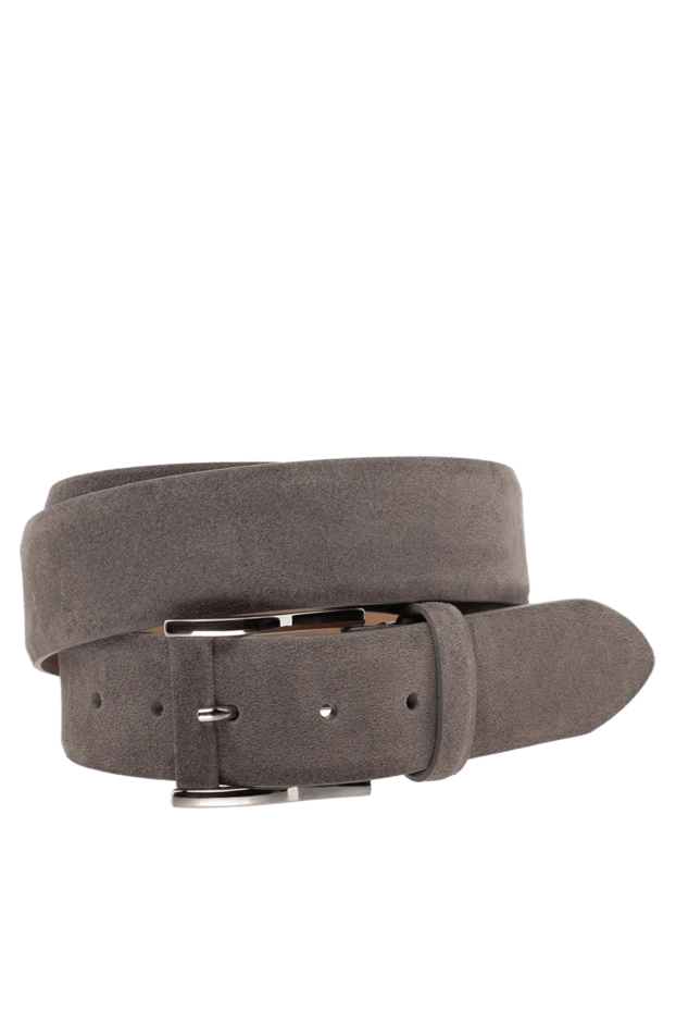 Cesare di Napoli man men's brown suede belt купить с ценами и фото 175881 - photo 1