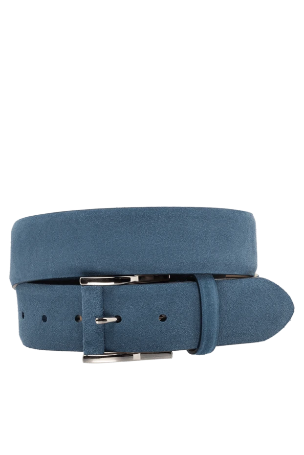 Cesare di Napoli man men's blue suede belt купить с ценами и фото 175882 - photo 1