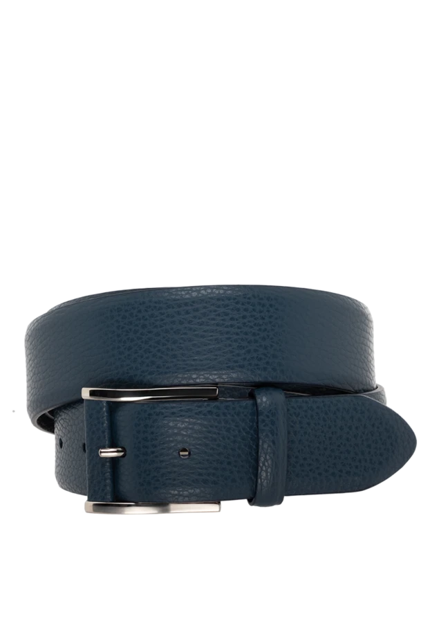 Cesare di Napoli man men's blue leather belt купить с ценами и фото 175897 - photo 1