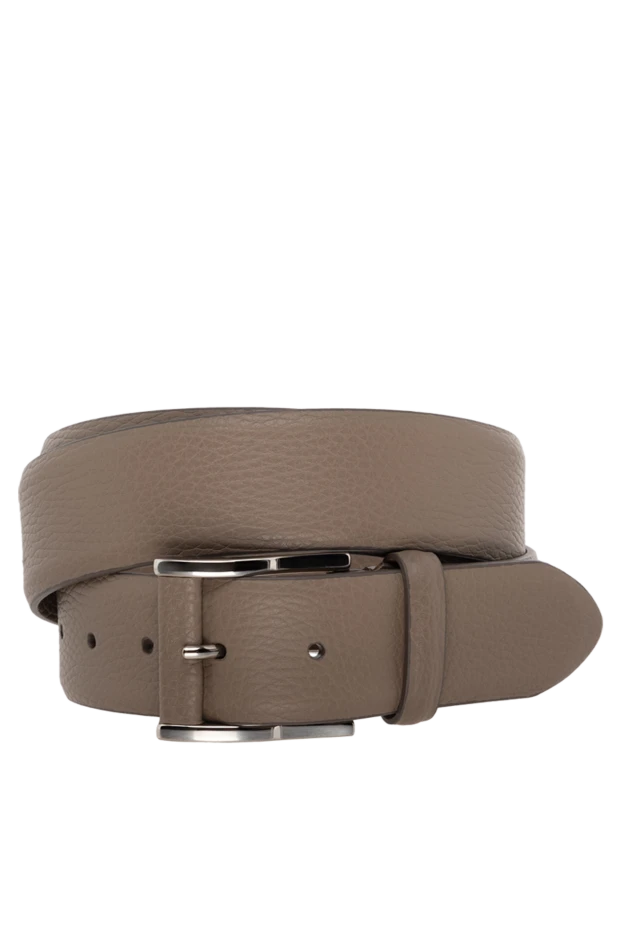 Cesare di Napoli man men's brown leather belt купить с ценами и фото 175899 - photo 1