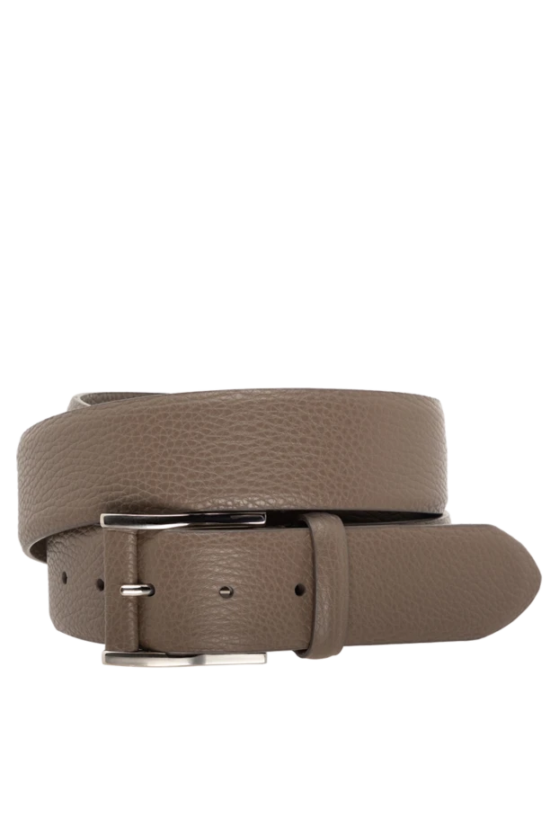 Cesare di Napoli man men's brown leather belt купить с ценами и фото 175901 - photo 1