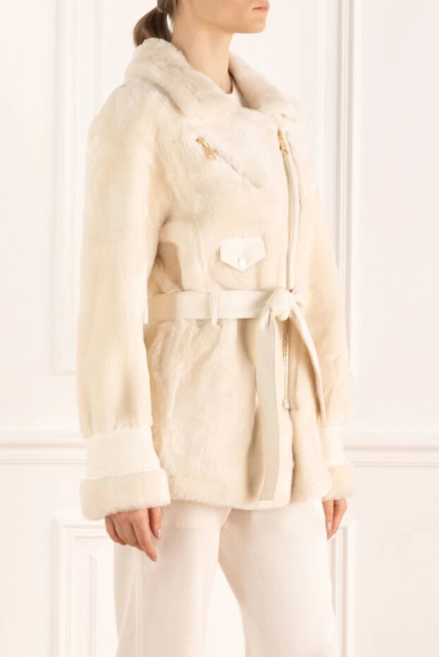 Nicole Benisti women's white fur jacket 175956 - photo 3