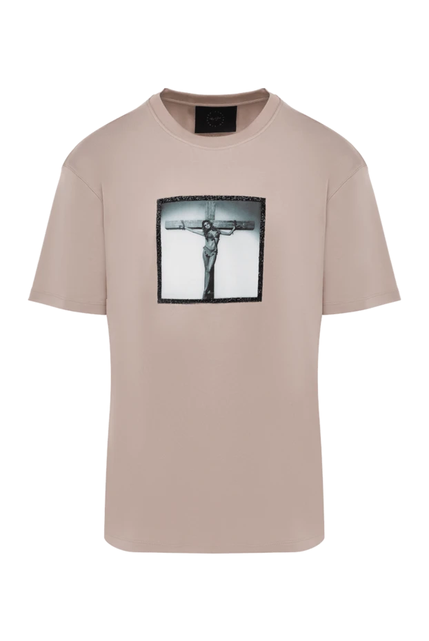 Limitato man beige cotton t-shirt for men купить с ценами и фото 176001 - photo 1