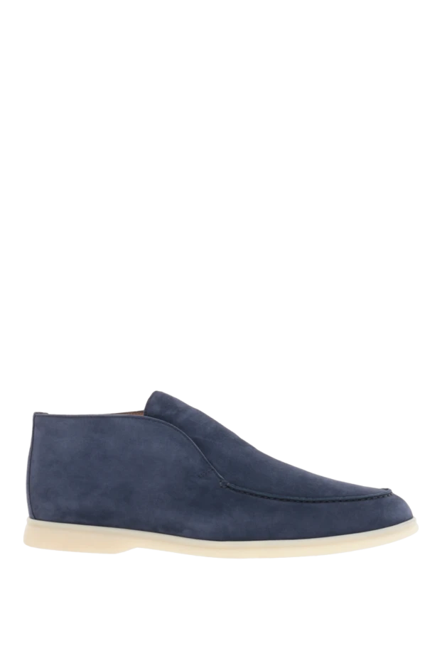 Loro Piana man men's blue nubuck desert boots купить с ценами и фото 176016 - photo 1