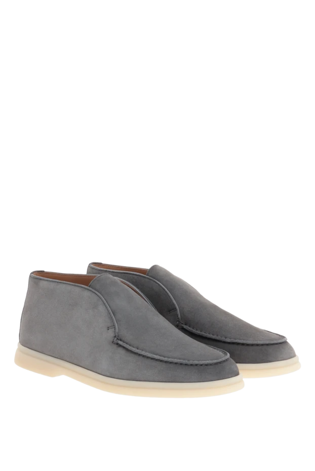 Loro Piana әйелдердің сұр нубук шөлдері 176028 - фото 3