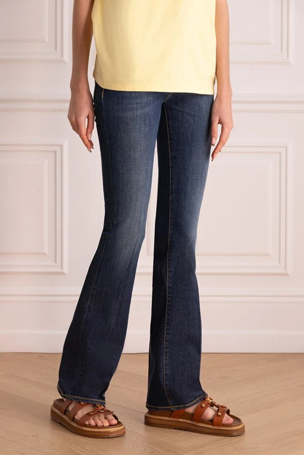 Jacob Cohen джинсы прямые синие женские 176038 - фото 3