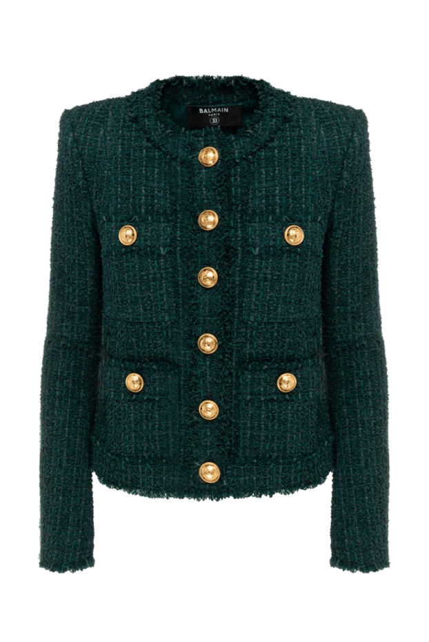 Balmain woman green jacket for women купить с ценами и фото 176054 - photo 1