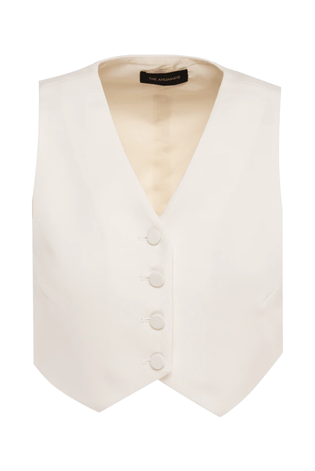 The Andamane woman women's white suit vest купить с ценами и фото 176069 - photo 1