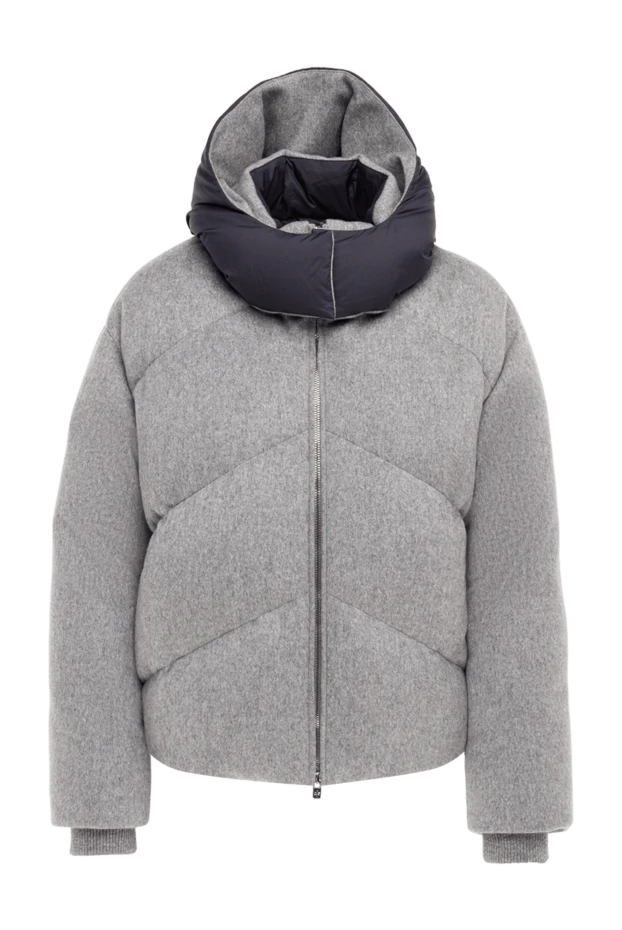 Loro Piana woman gray cashmere down jacket for women купить с ценами и фото 176084 - photo 1