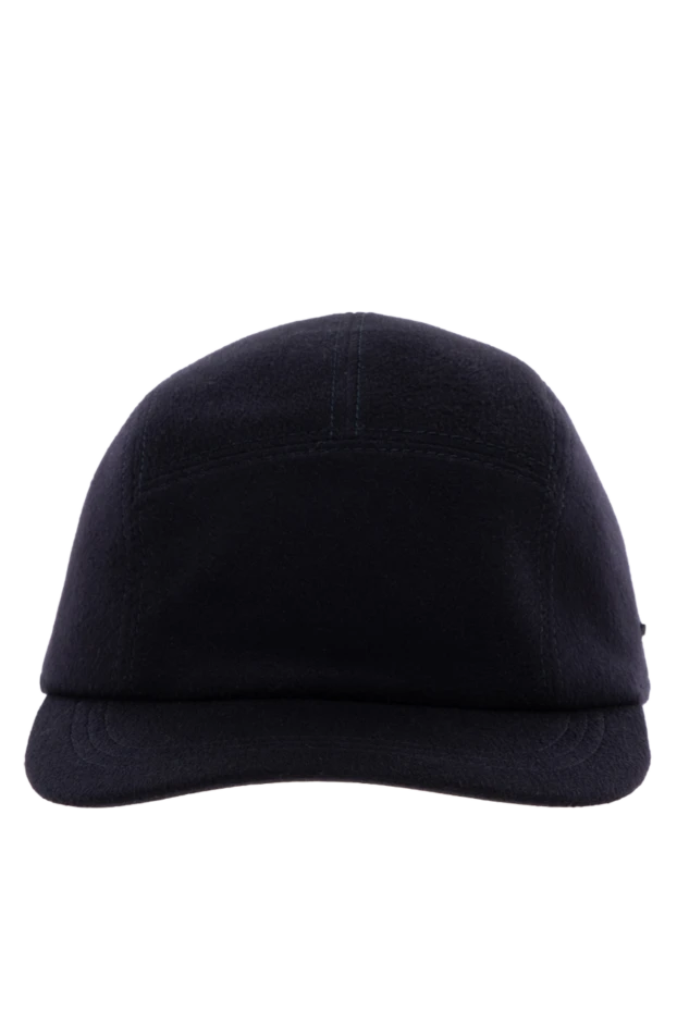 Zilli man blue cashmere cap for men купить с ценами и фото 176092 - photo 1