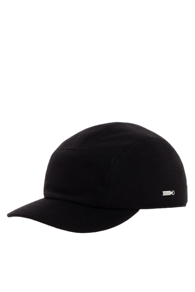 Zilli black men's cashmere baseball cap with ear cuffs
 176093 - photo 3