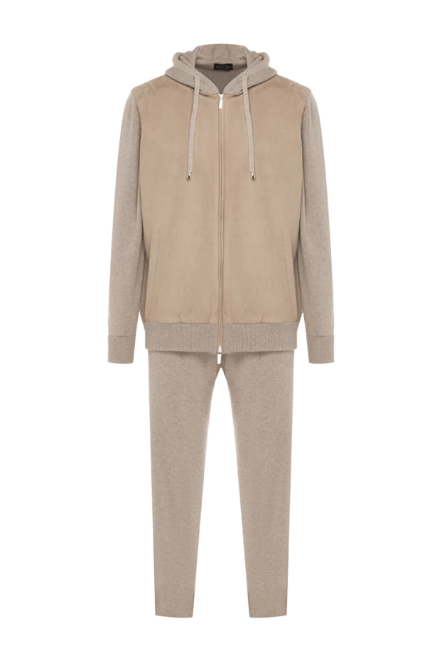 Cesare di Napoli man beige men's walking suit купить с ценами и фото 176109 - photo 1