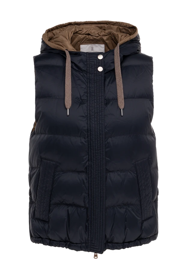 Nylon vest blue for women - photo 1