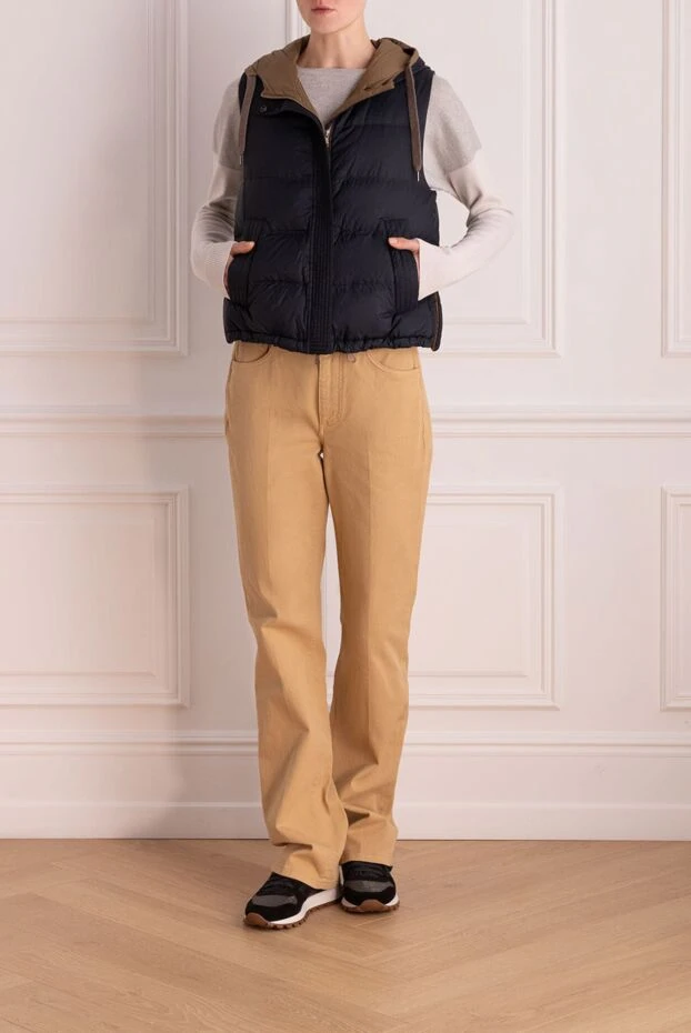 Nylon vest blue for women - photo 2