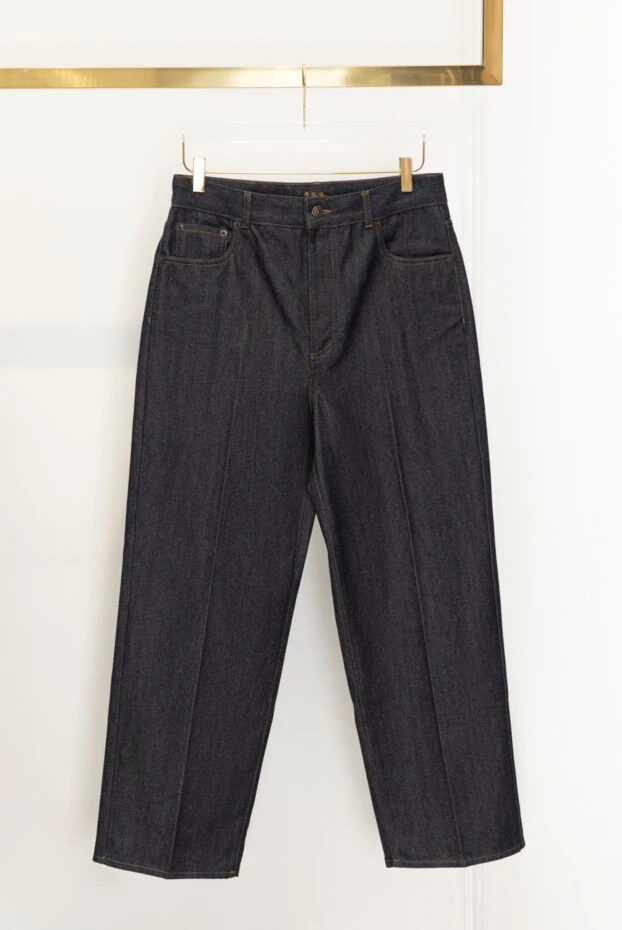 Loro Piana джинсы из хлопка и кашемира синие женские 176126 - фото 3