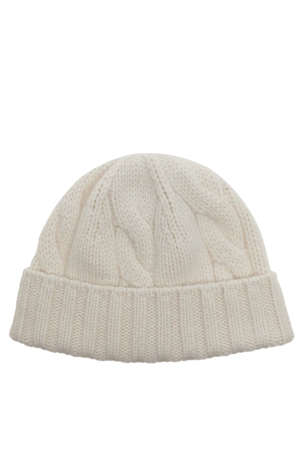 Loro Piana woman white cashmere hat for women купить с ценами и фото 176142 - photo 1