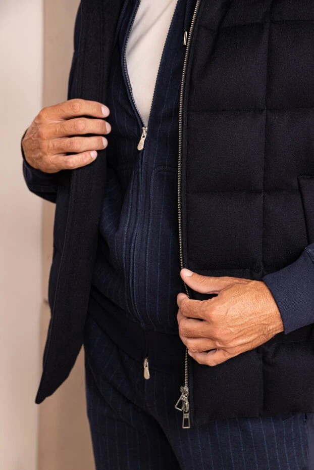 Loro Piana жилет из кашемира мужской черный 176152 - фото 2