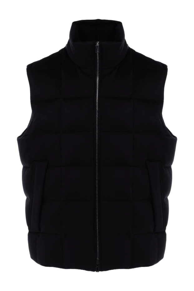 Loro Piana man cashmere vest for men black купить с ценами и фото 176152 - photo 1