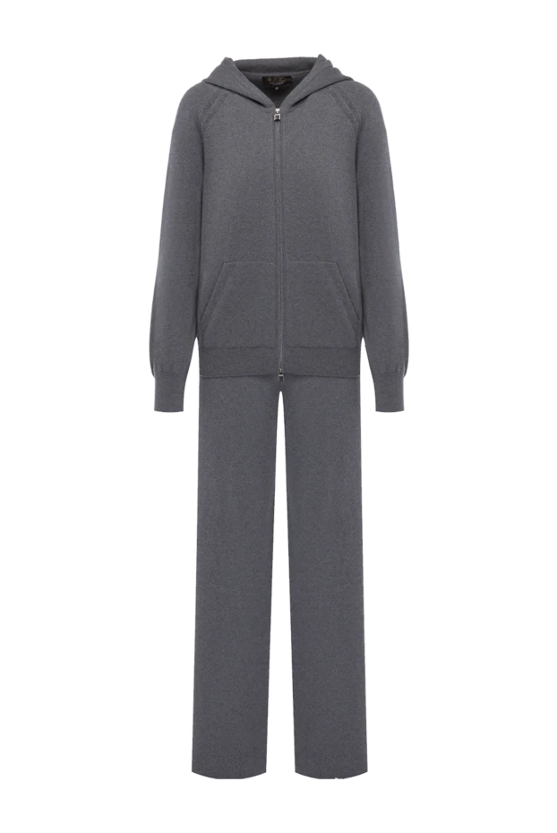 Loro Piana woman women's gray cashmere walking suit купить с ценами и фото 176174 - photo 1