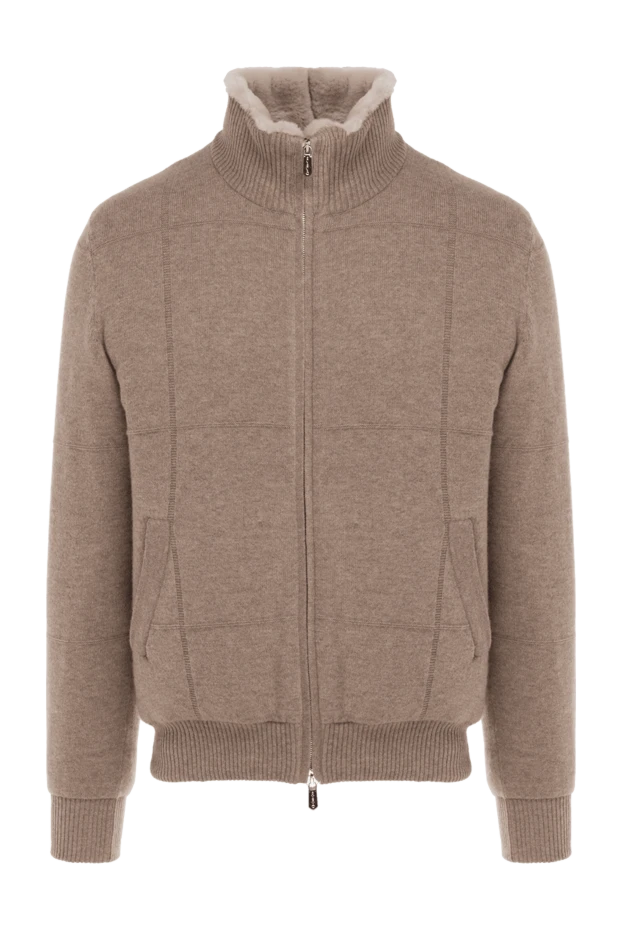 Svevo man cashmere cardigan for men, beige купить с ценами и фото 176195 - photo 1