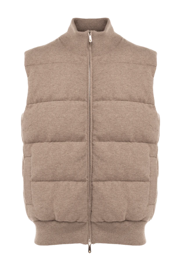 Svevo man beige cashmere vest for men купить с ценами и фото 176202 - photo 1