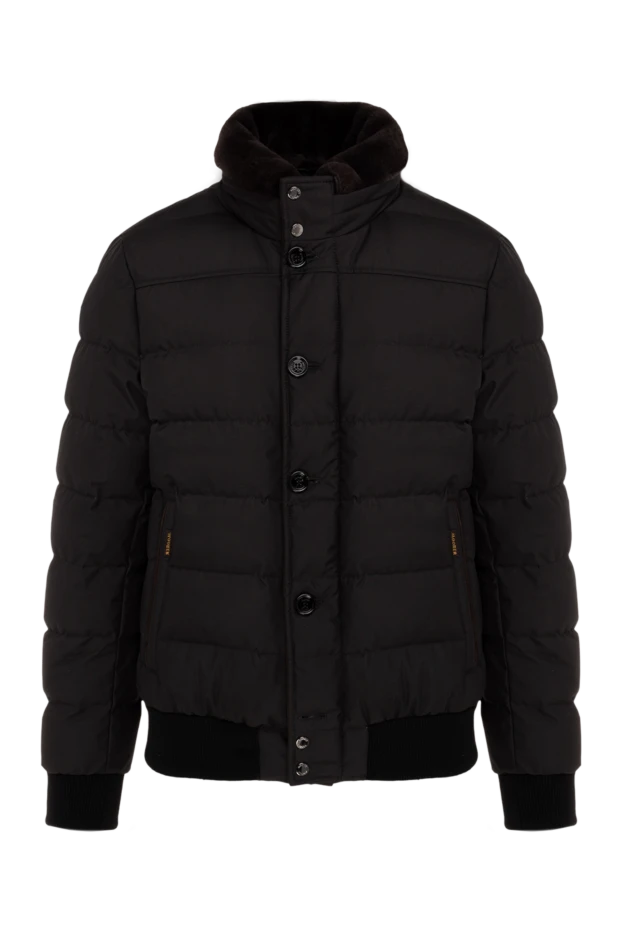 Moorer man men's black down jacket made of polyamide купить с ценами и фото 176238 - photo 1