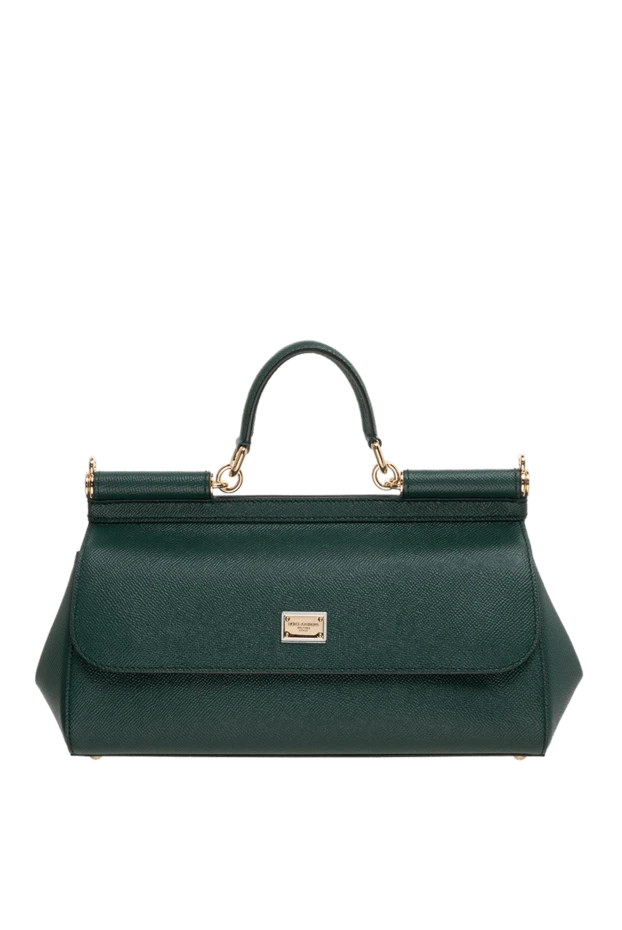 Dolce & Gabbana woman women's leather bag green купить с ценами и фото 176249 - photo 1