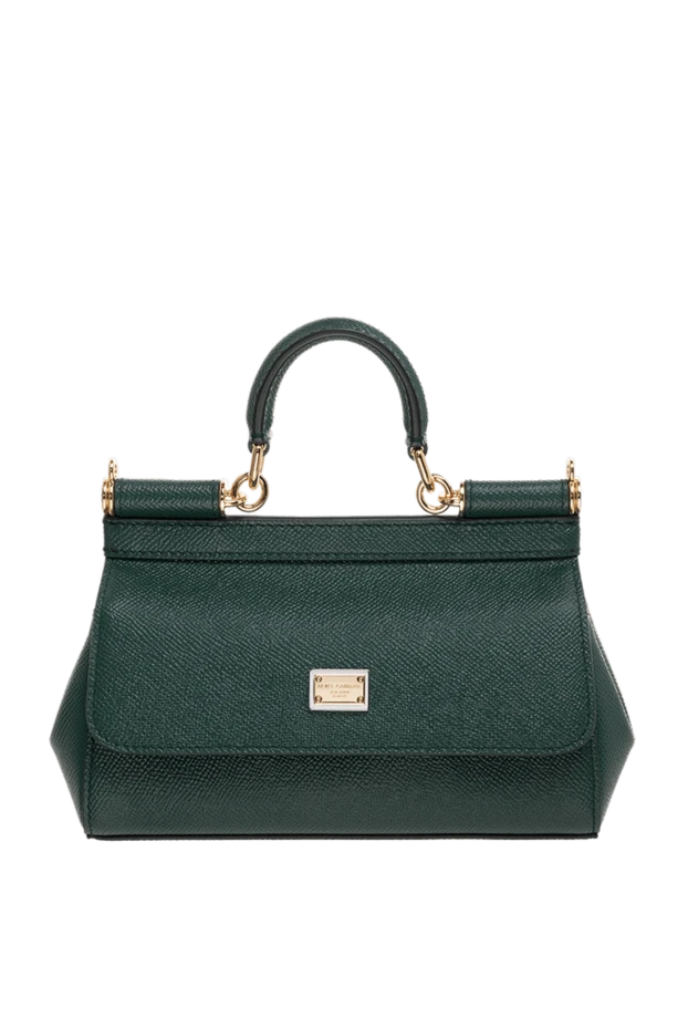 Dolce & Gabbana woman women's leather bag green купить с ценами и фото 176251 - photo 1