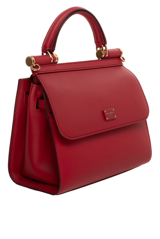 Dolce & Gabbana woman women's leather bag red 176250 - photo 3