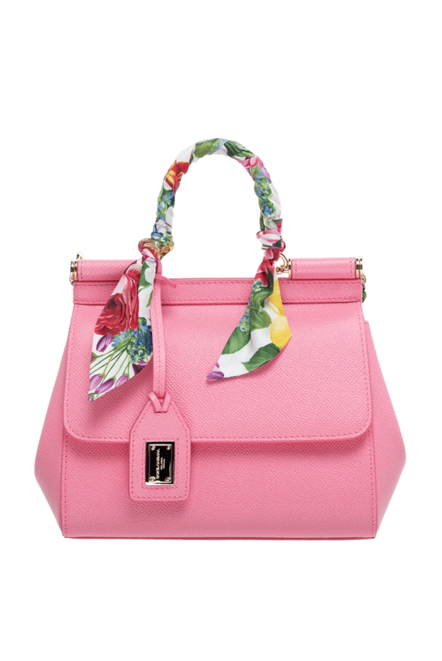 Dolce & Gabbana woman women's pink genuine leather bag купить с ценами и фото 176276 - photo 1