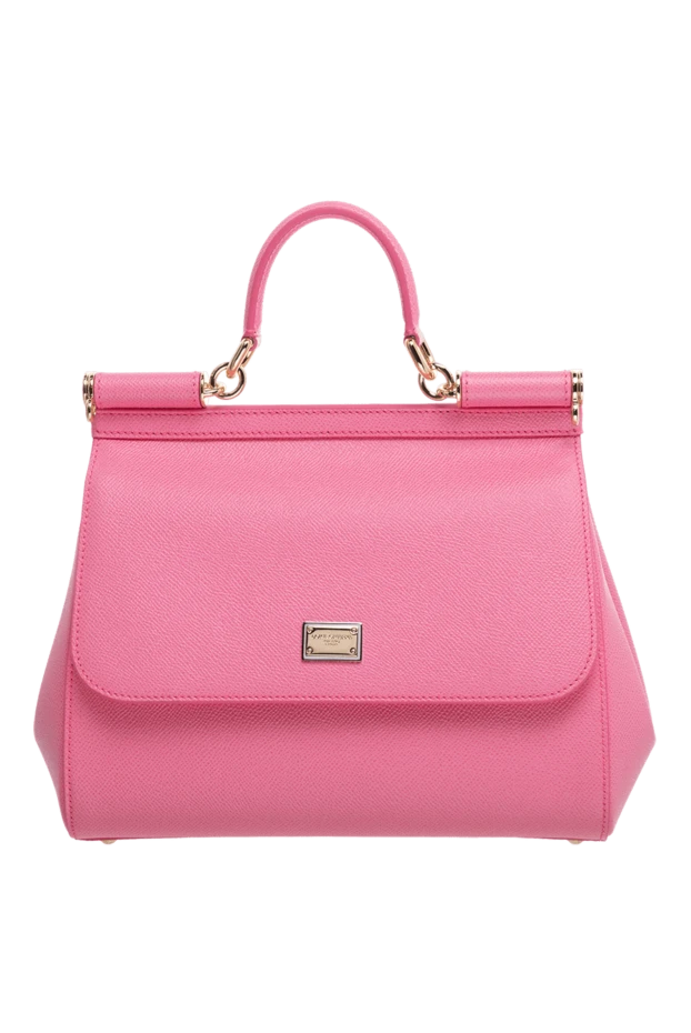 Dolce & Gabbana woman women's pink calfskin bag купить с ценами и фото 176282 - photo 1