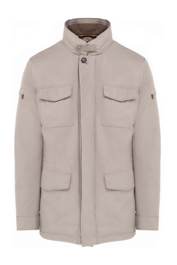 Moorer man gray polyester jacket for men купить с ценами и фото 176300 - photo 1