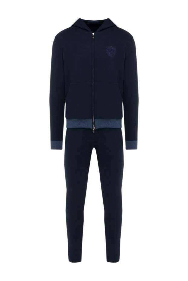 Roger Pinault man men's blue walking suit made of cotton купить с ценами и фото 176306 - photo 1