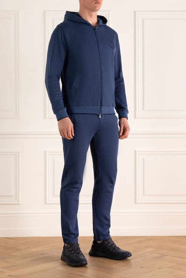 Roger Pinault walking suit made of cotton for men blue 176309 - photo 3