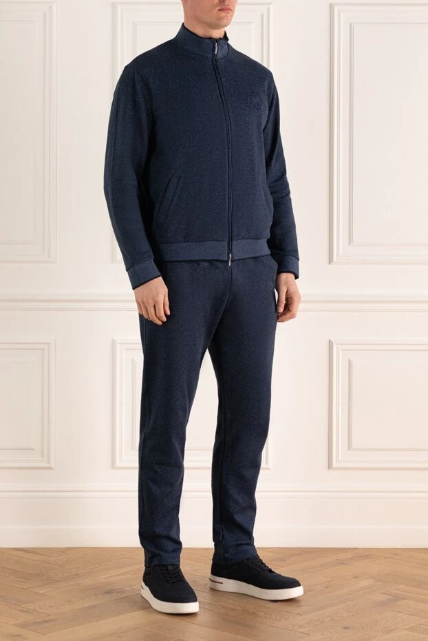 Roger Pinault men's deep blue cotton tracksuit
 176314 - photo 3