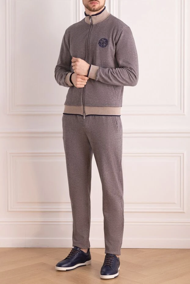 Roger Pinault man men's gray cotton walking suit купить с ценами и фото 176315 - photo 2