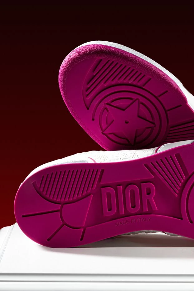 Әйелдерге арналған ақ былғары және мақта кроссовки - фото 2