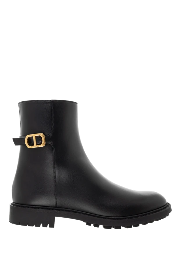 Dior woman women's black genuine leather boots купить с ценами и фото 176330 - photo 1