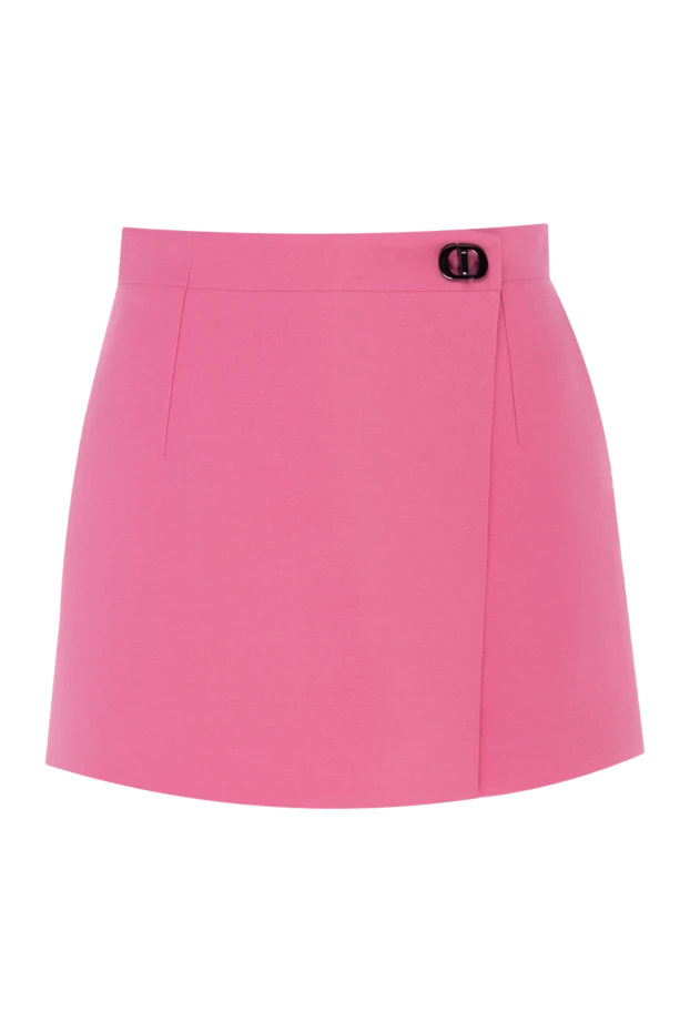 Dior woman women's wool and silk shorts pink купить с ценами и фото 176344 - photo 1